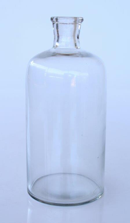 Medium Clear Herbal Glass Vase